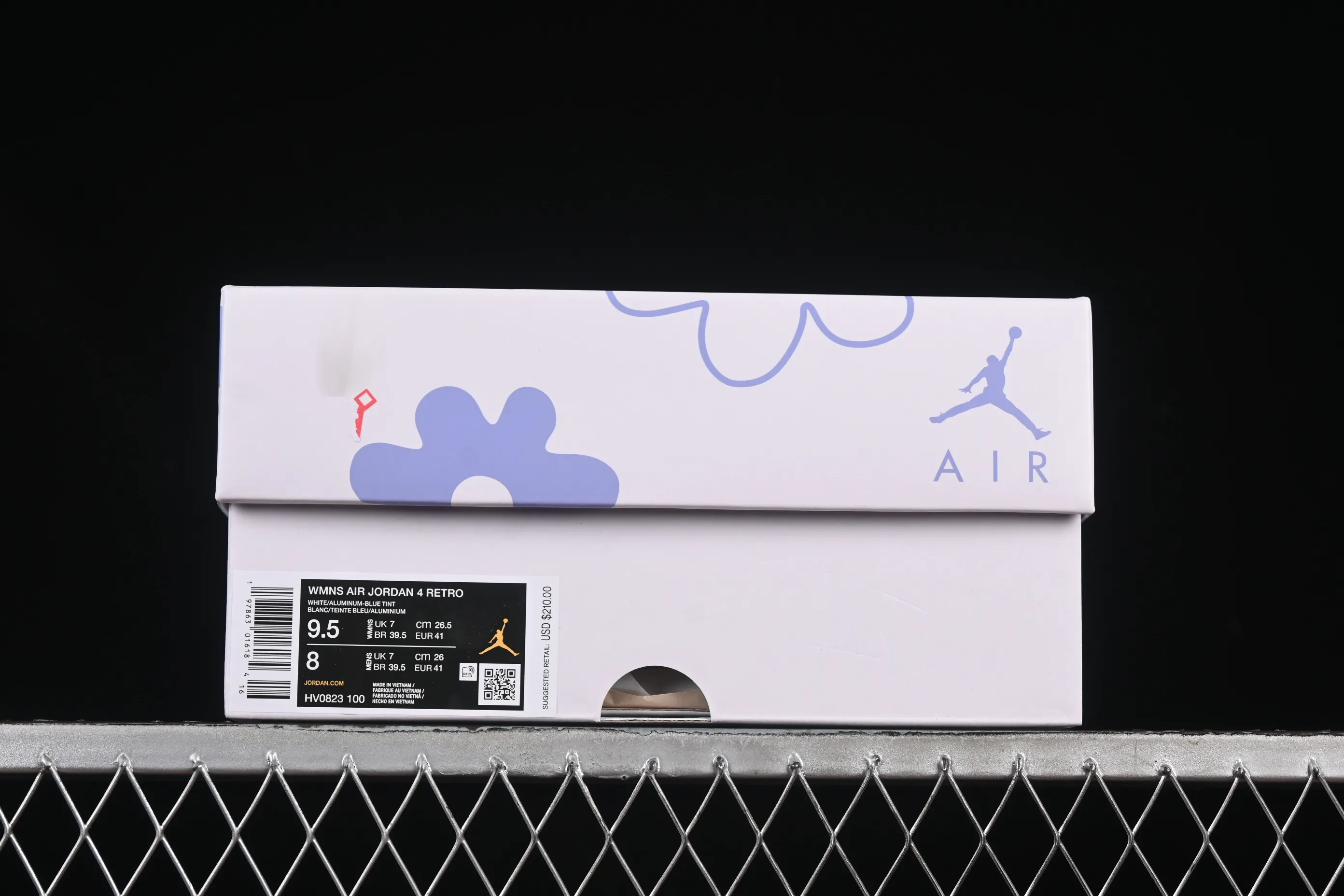 All categories Air Jordan Jordan series basketball shoes Air Jordan 4 Air Jordan 4 Retro "Forget Me Not" AJ4 Joe 4 Mother's Day HV0823-100
